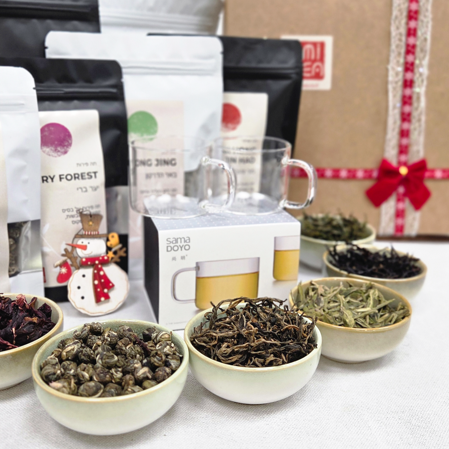 ערכת מתנה: 6 סוגי תה וזוג כוסות 🎁#2