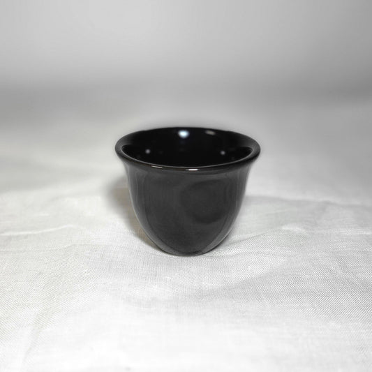Чашка черная глазурь 40 мл