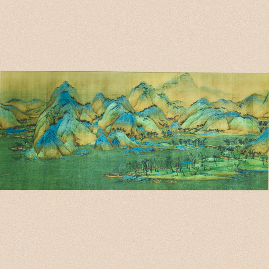 Чайное полотно "Горный пейзаж", 250x22 см