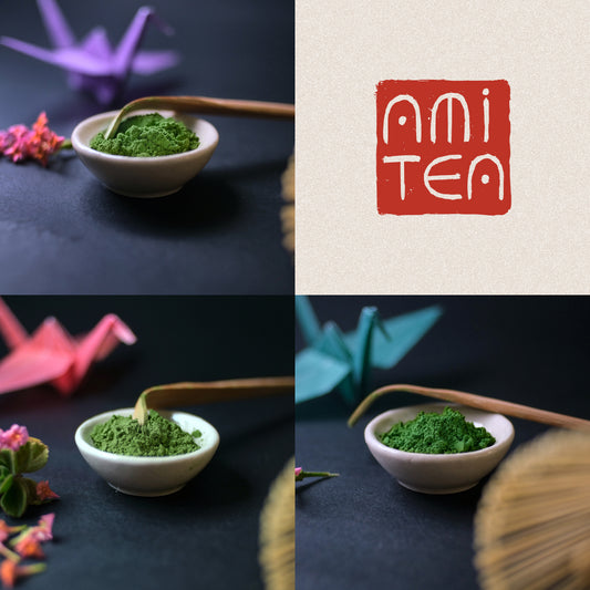 מארז טעימות – 3 סוגי מאצ'ה טקסית