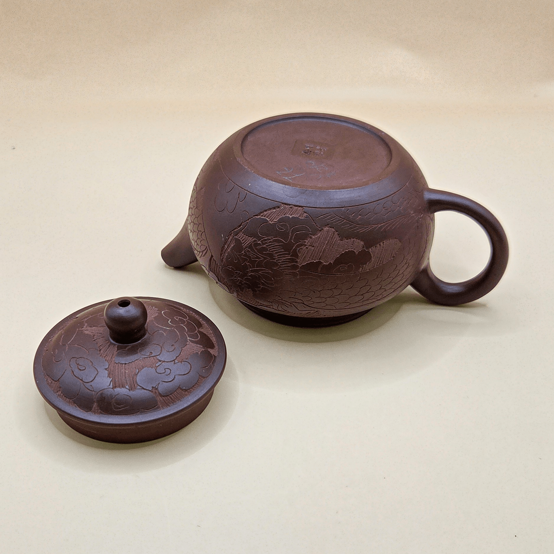 Чайник из исинской глины 180 мл 12 - Amitea